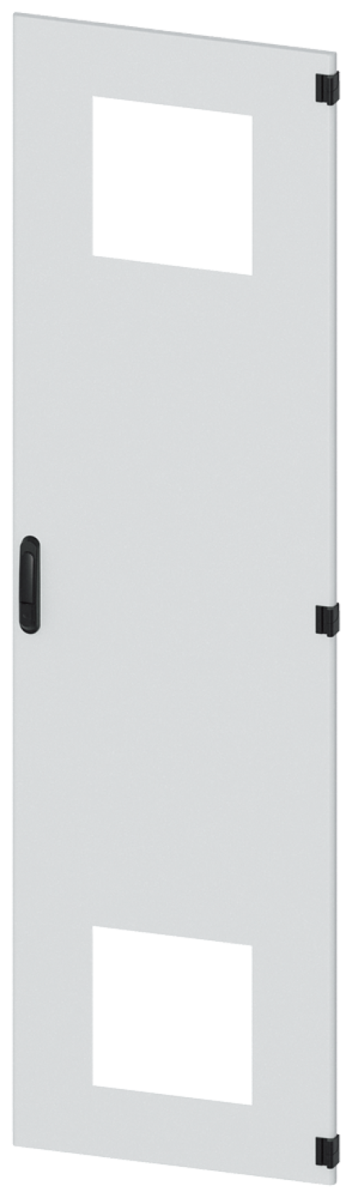 SIVACON, door, right, with cutout for filter fan, with ventilation openings