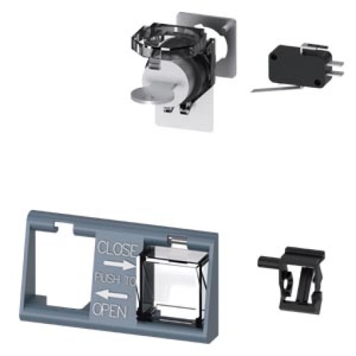 Local electric close key operation with CES lock