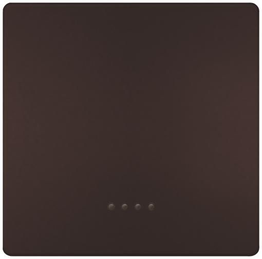 DELTA style rocker with window for pilot lampOFFtwo-way switch, chocolate