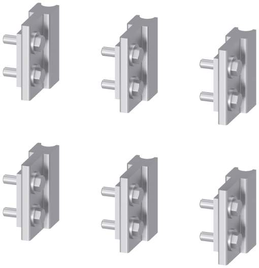 Blades Spare part for cradle guide frame rear walls with with rear vertica...