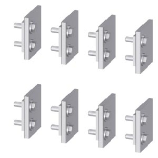 Blades Spare part for cradle guide frame rear walls with with rear vertica...