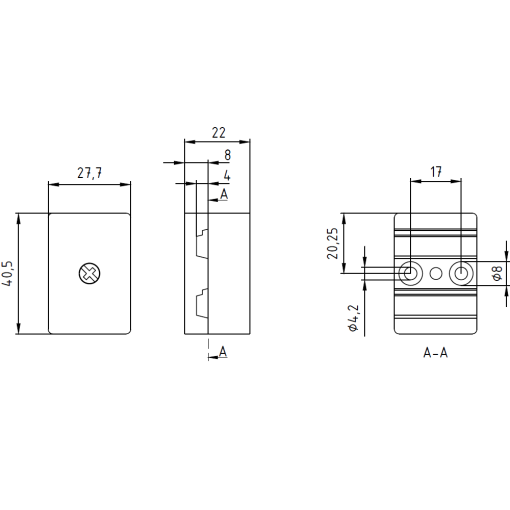 AS-Interface accessory extension plug compact doubling the cable length