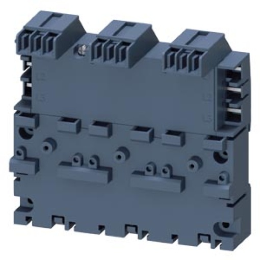 3-ph. busbar incl. extension connector for 3 circuit breakers S00 and S0