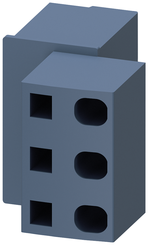 Terminal block 6 mm2 for current outfeed
