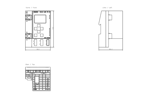 IEAS-i Link PN IO, gateway PROFINETAS-i acc. to AS-i specification V3.0