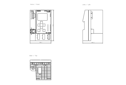DPAS-i link advanced, gateway PROFIBUS DPAS-i with master profile M3