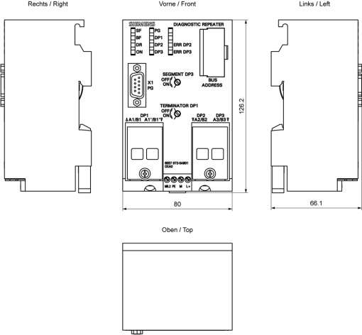 SIMATIC DP Diagnostic repeater For PROFIBUS DP