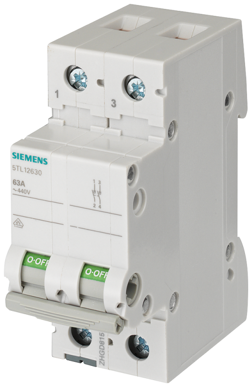 OFF switch 100 A 2-pole