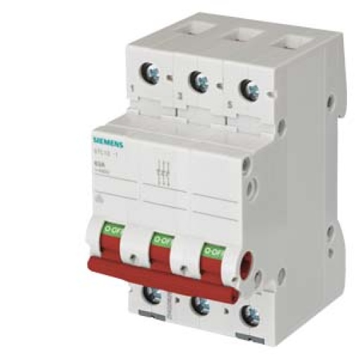 OFF switch 100 A 3-pole, with red handle