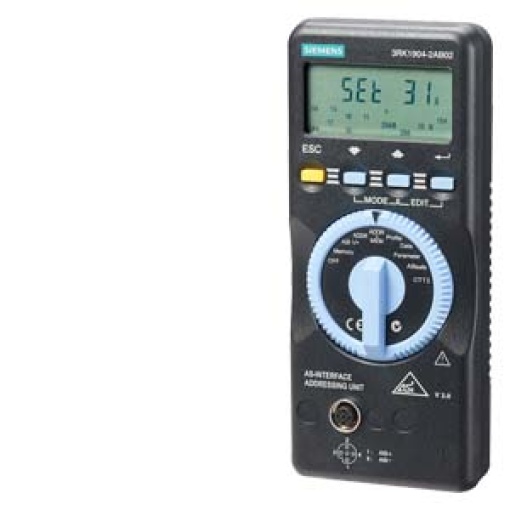 AS-i addressing unit V3.0 for setting the addresses of AS-i slave modules