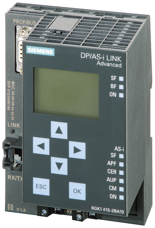DPAS-i link advanced, gateway PROFIBUS DPAS-i with master profile M3