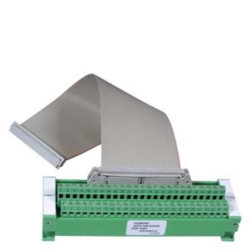 Terminal strip converter from 50-pin IDC connector to Screw terminals for 1 t...