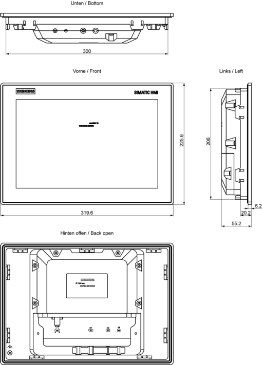 SIMATIC IPC IFP1200 Basic C 12" touch