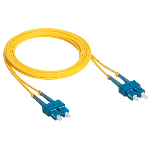 Cordões óticos monomodo OS1OS2 9125 μm SCSC duplex - comprimento 3 m