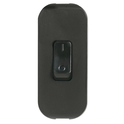 Interruptor de pera - 2P - 2 A - 250 V - Preto