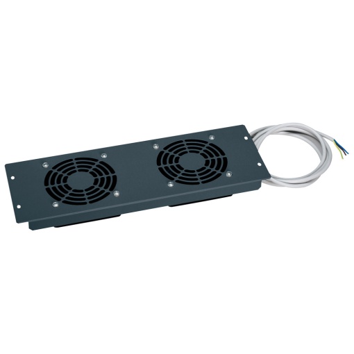 LCS3 - Placa com 2 ventiladores 230 V - 3U para armários 19''