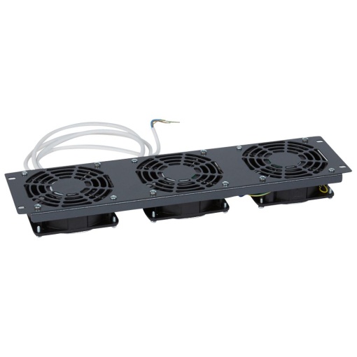 LCS3 - Placa com 3 ventiladores 230 V - 3U para armários 19''