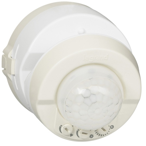 Detetor movimento à prova de água ECO1 3 fios saliente com neutro IP55 branco