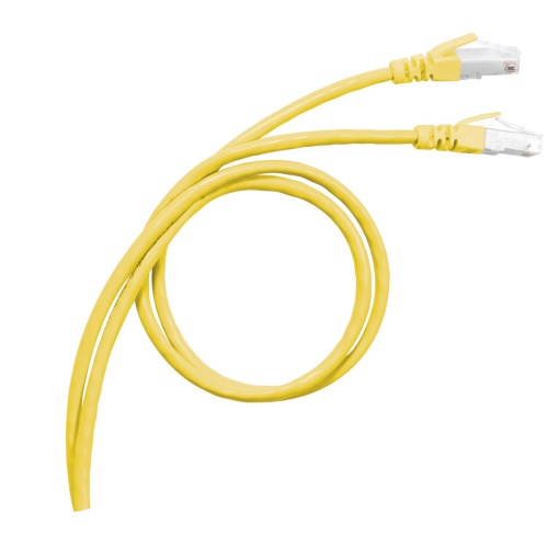 LCS3 - Cordões RJ 45 cat. 6A - SFTP impedância 100 Ω - PVC - amarelo - 3m