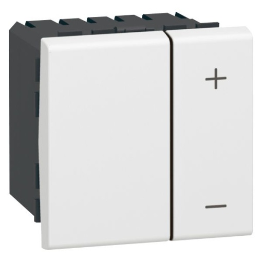 Mosaic - Variador Basic - 600 W  VA - Comando por Teclas - 2 módulos - Branco