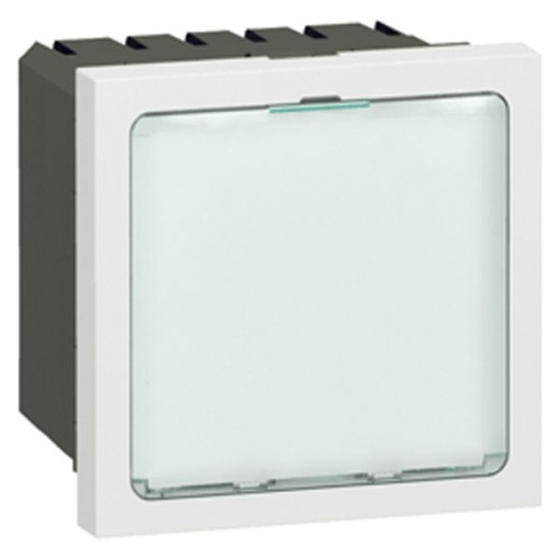 Mosaic - Sinalética luminosa 230 V - 1 estado - 2 módulos - LEDs brancos