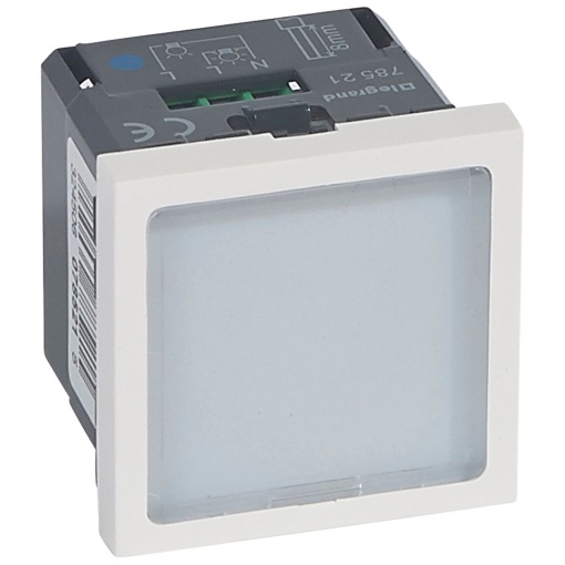Mosaic - Sinalética luminosa 230 V - 1 estado - 2 módulos - LEDs azuis