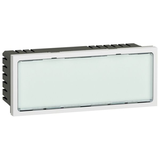 Mosaic - Sinalética luminosa 230 V - 1 estado - 5 módulos - LEDs brancos
