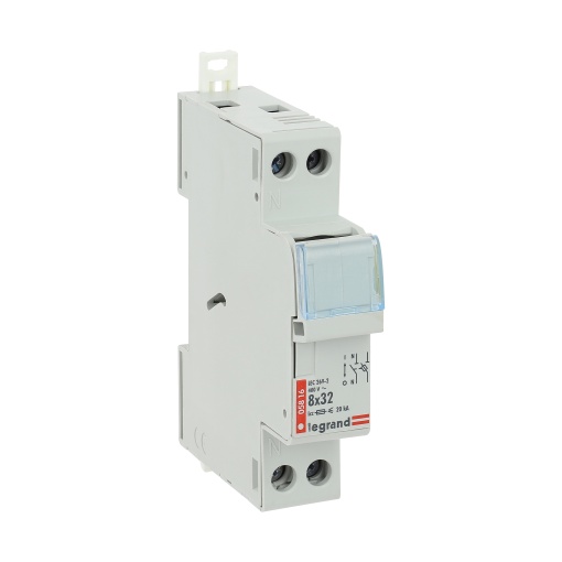 Corta-circuitos seccionadores pfusíveis cilind. ind. 8.5 x 31.5 mm - 400V 1PN