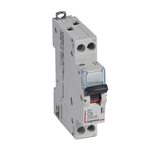 Disjuntores DNX3 4500 - UniNeutro 230V - curva C - 6A