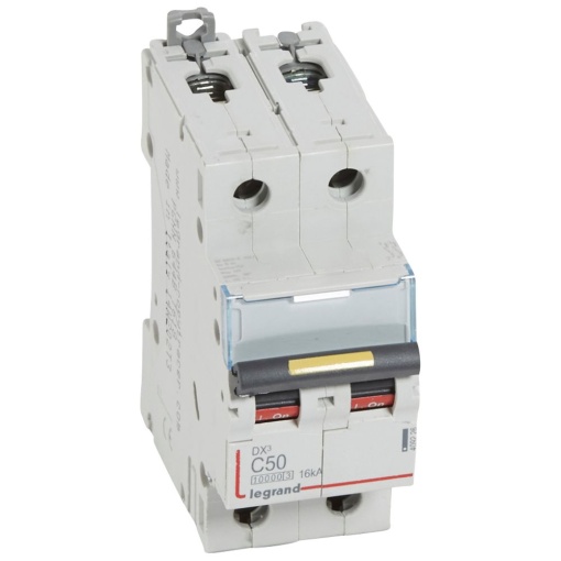 Disjuntores DX3 - 10000A16kA - 2P - 230400 V - 50A - curva C - 2 módulos