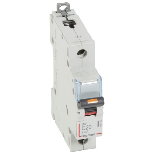 Disjuntores DX3 - 25kA - 1P - 230400 V - 20 A - curva C - 1 módulo