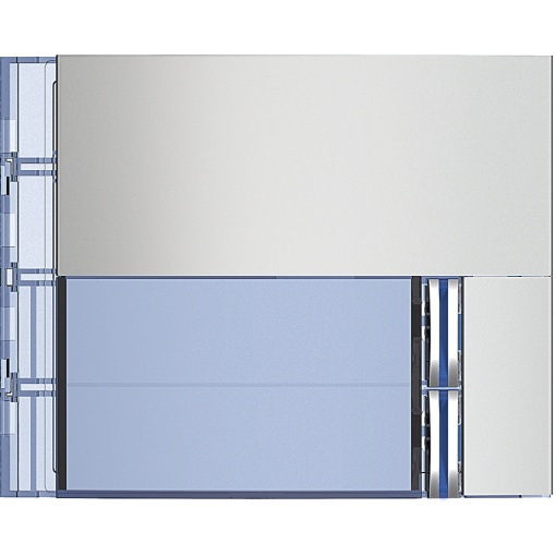 SFERA FRONT.2BOT. 1COLUNA ALUM
