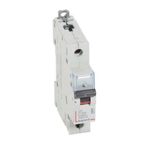 Disjuntor DX³ 6000 - 10 kA - 1P - 230400 V - 20 A - Curva C - 1 mód