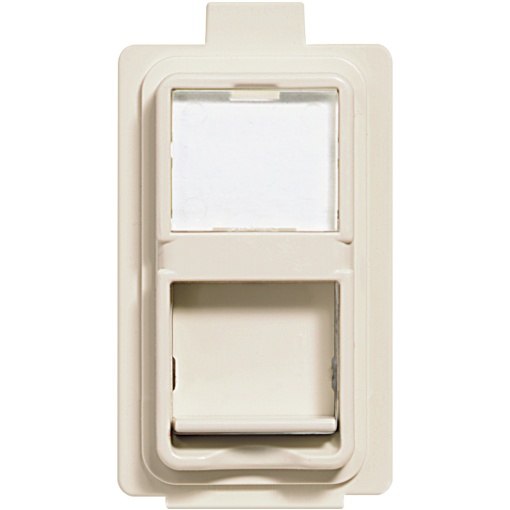 Tomada Mágica RJ45 - Cat.6 - UTP - 1 módulo - Branco