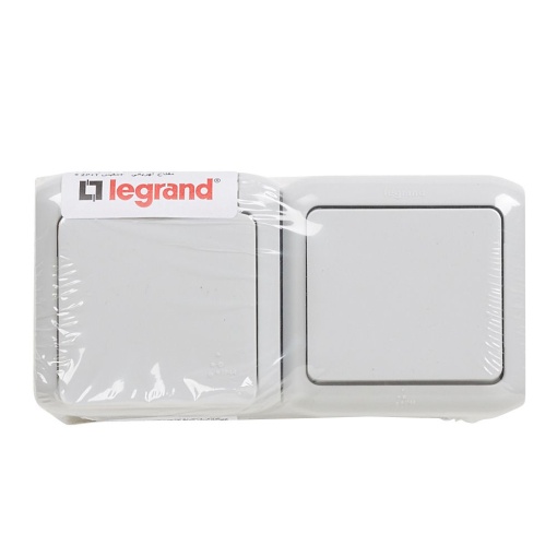 Forix estanque IP 44 - Interruptor  Tomada Schuko ctampa - 16A - 250V - Cinz