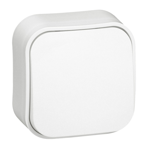 Forix saliente IP 21 - Botão simples - 6 A - 250 V - Creme