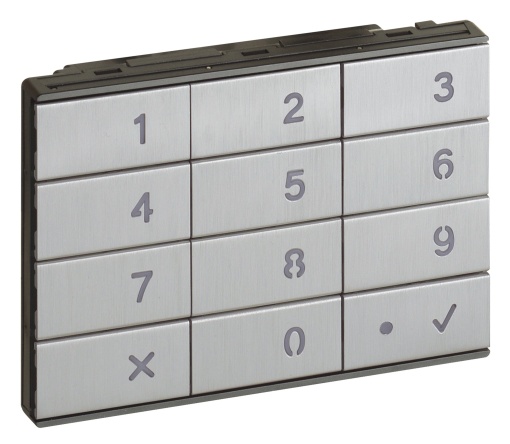 Módulo de teclado adicional - acabamento Alumínio