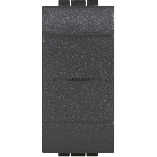LLwN - Interruptor de iluminação conectado com neutro - Antracite, 1 módulo
