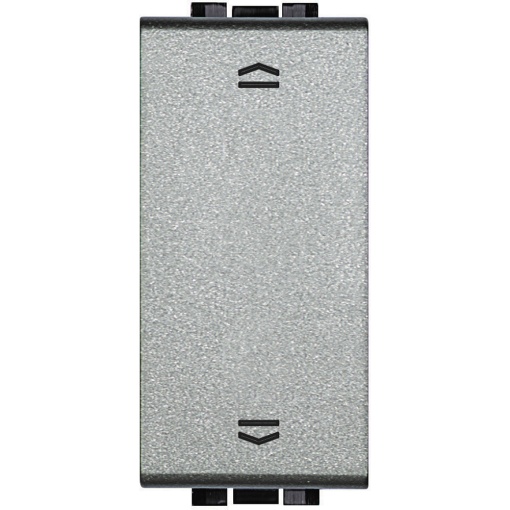 Livinglight - Comutador duplo 1-0-2 para comandar estores - Tech - 1 módulo