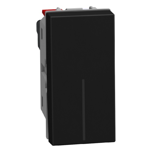 Light Now - Botão simples NANF iluminável - 10A - 250V - 1 módulo - Dark