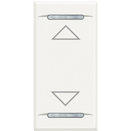 Tecla Axolute MyHOME - símbolo subidabajada - 1 módulo - Branco