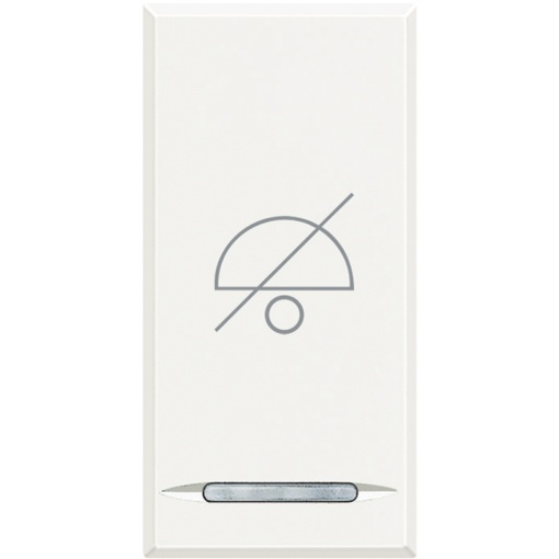 Tecla Axolute Não incomodar - 1 módulo - Branco