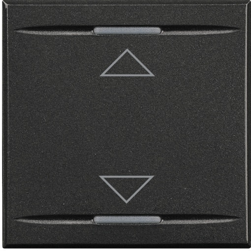 Tecla Axolute MyHOME - símbolo subirdescer - 2 módulos - Antracite