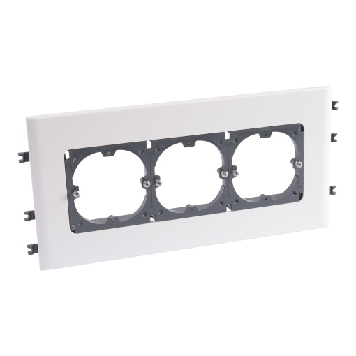 Quadro para montagem de aparelhagem de encastrar - triplo