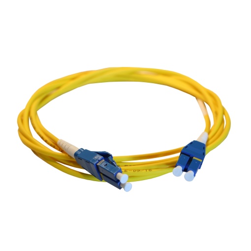 Cordões óticos monomodo OS1OS2 9125 μm - LCLC duplex - comprimento 10 m