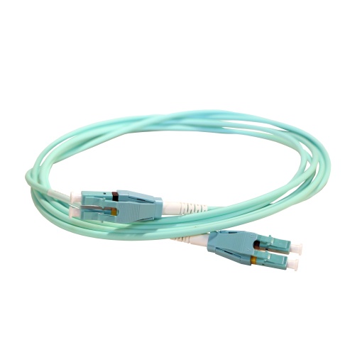 Cordões óticos multimodo OM4 50125 μm - LCLC duplex - comprimento 3 m