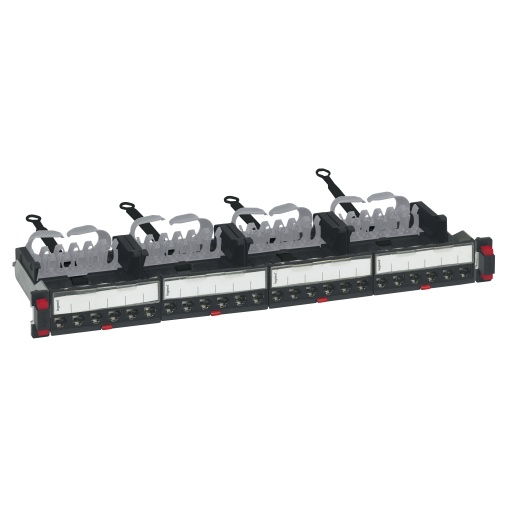 LCS3 - Painel plano de interligação 24 conectores RJ 45 cat. 6A - 1U - STP