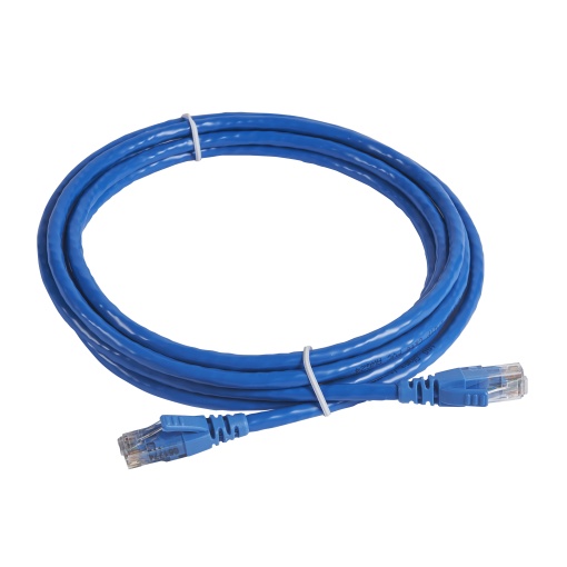 LCS3 - Cordões RJ 45 cat. 6 - UUTP impedância 100 Ω - PVC - azul - 3m