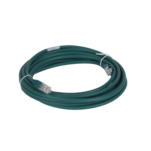 LCS3 - Cordões RJ 45 cat. 6A - UUTP impedância 100 Ω - LSFH - verde - 5m