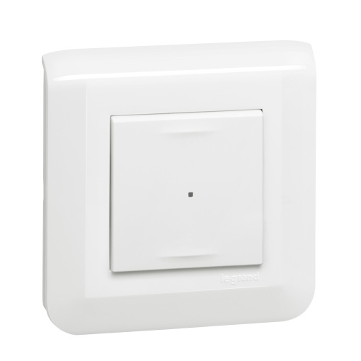 Interruptor de iluminação conectado c neutro - branco - Mosaic with Netatmo